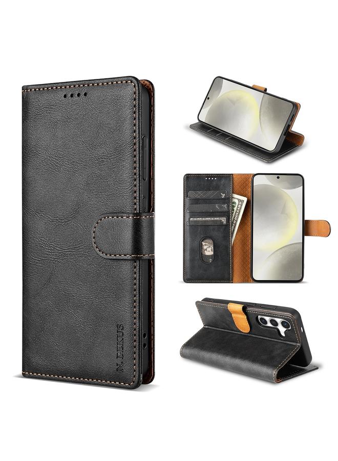Case For Samsung Galaxy S23 FE 5G CSJ-P1 Solid Color Leather Phone Case
