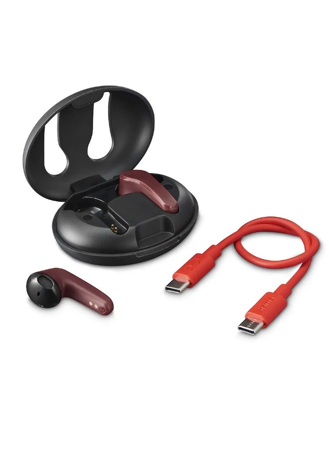 هاما Hama Spirit Unchained ENC True Wireless In-Ear Earbuds - Red (HAM-184168) - Image 3