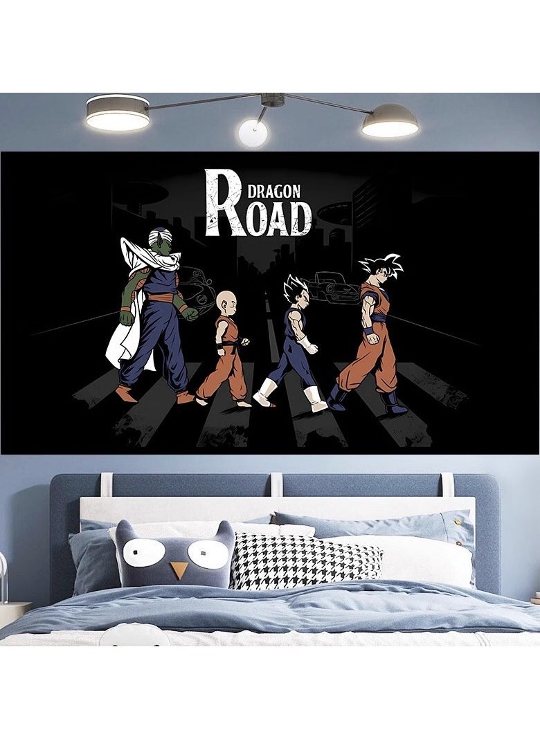 KUYING Dragon Ball Anime Bedhead Bedroom Background Fabric Wall 