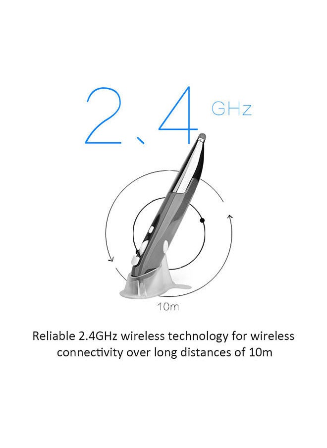 Generic - PR-06 2.4Ghz Wireless Optical Touch-pen Mouse 800/1200/1600DPI Wireless Mouse Pen with Stylus Function Handwriting Ergonomic Mice for PC Laptop Computer - Image 1