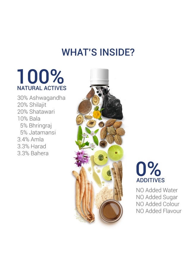 SESA Ayurvedic Juice for Men with Shilajit, Ashwagandha & Triphala - Boosts Energy, Strength & Stamina - Controls Hair Fall, 1L - Image 2