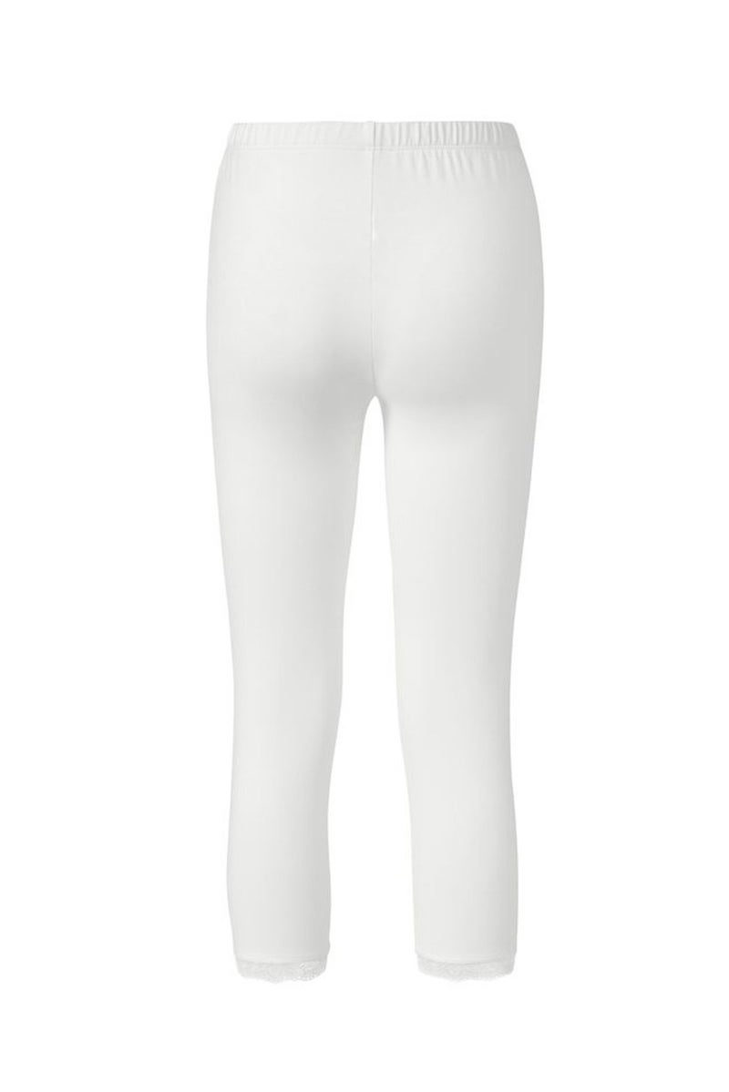 Tchibo Women 3/4 Trim Lace Leggings, White  - Image 2