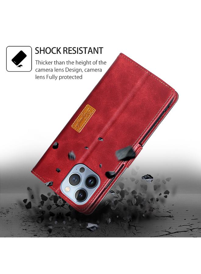 Zaboon Case For Huawei Pura 70 5G Contrast Color Side Buckle Leather Phone Case - Image 3