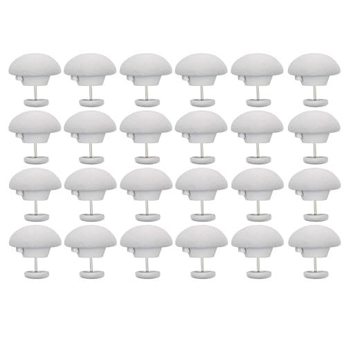aDai Duvet Pin Duvet Clips | Comforter Clips | Double-Sided Pin Fasteners with Soft Fabric Material | Clips with Long & Short Nails for Duvet Covers, Quilts, Cushions, Curtains | Grey | Pack of 24 - Image 1