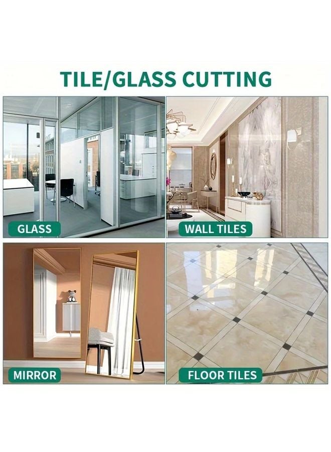 10pcs Green Glass Tile Cutter Kit with Hard Alloy Opener Blade Mat DIY Home Improvement - Image 5