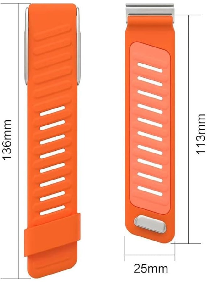 ECO Sports Band Strap Compatible with Whoop 5.0/MG,One, Peak & Life Devices – ECG Compatiblity, Silicone Waterproof Design, Sweatproof Strap with U-Shape include Connector - Image 3