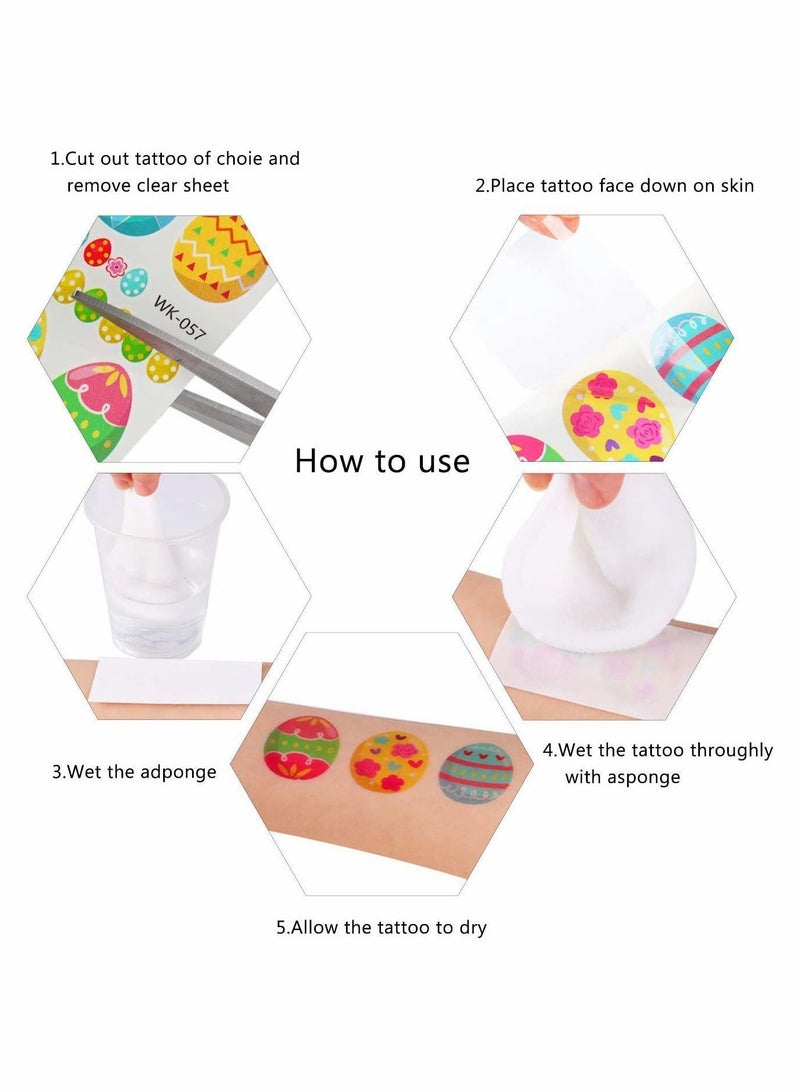 SYOSI 10 Sheets Temporary Tattoos for Kids Luminous Tattoo Sticker Glow in The Dark Outer Space UFO Theme Fake Waterproof Tattoos for Boys Girls - Image 4