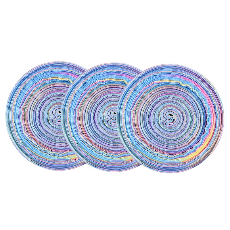 3pcs 25mm 10 Yard Ribbons for Gift Package Wrapping Hair Wedding Party Decoration - Image 3