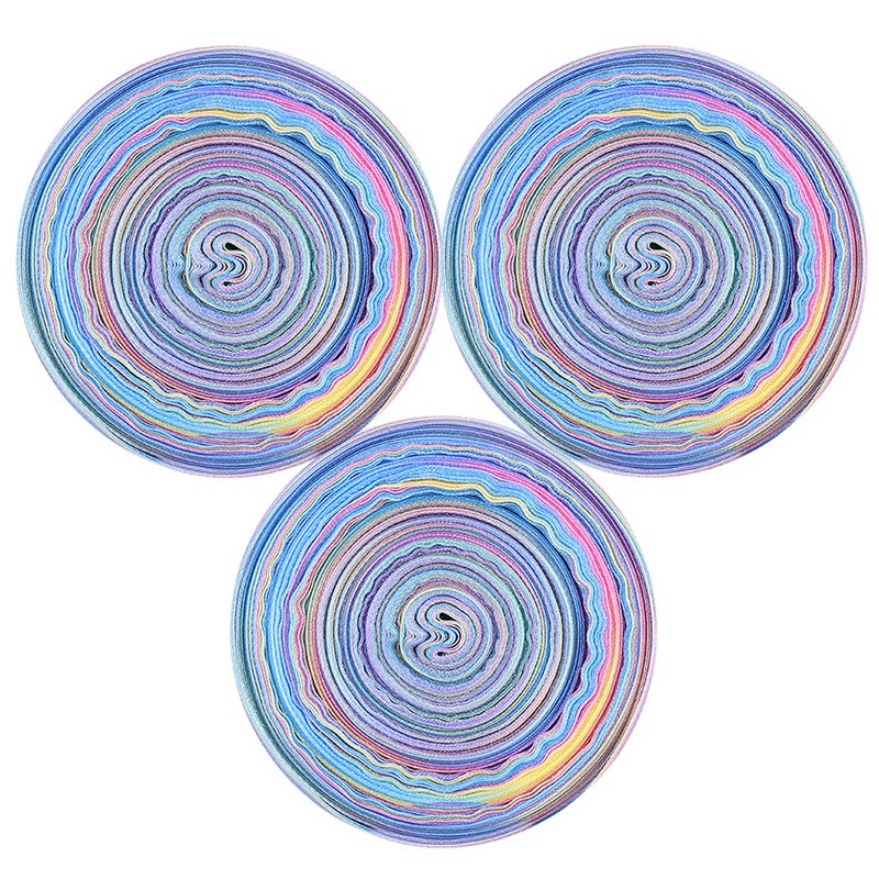 3pcs 25mm 10 Yard Ribbons for Gift Package Wrapping Hair Wedding Party Decoration - Image 4