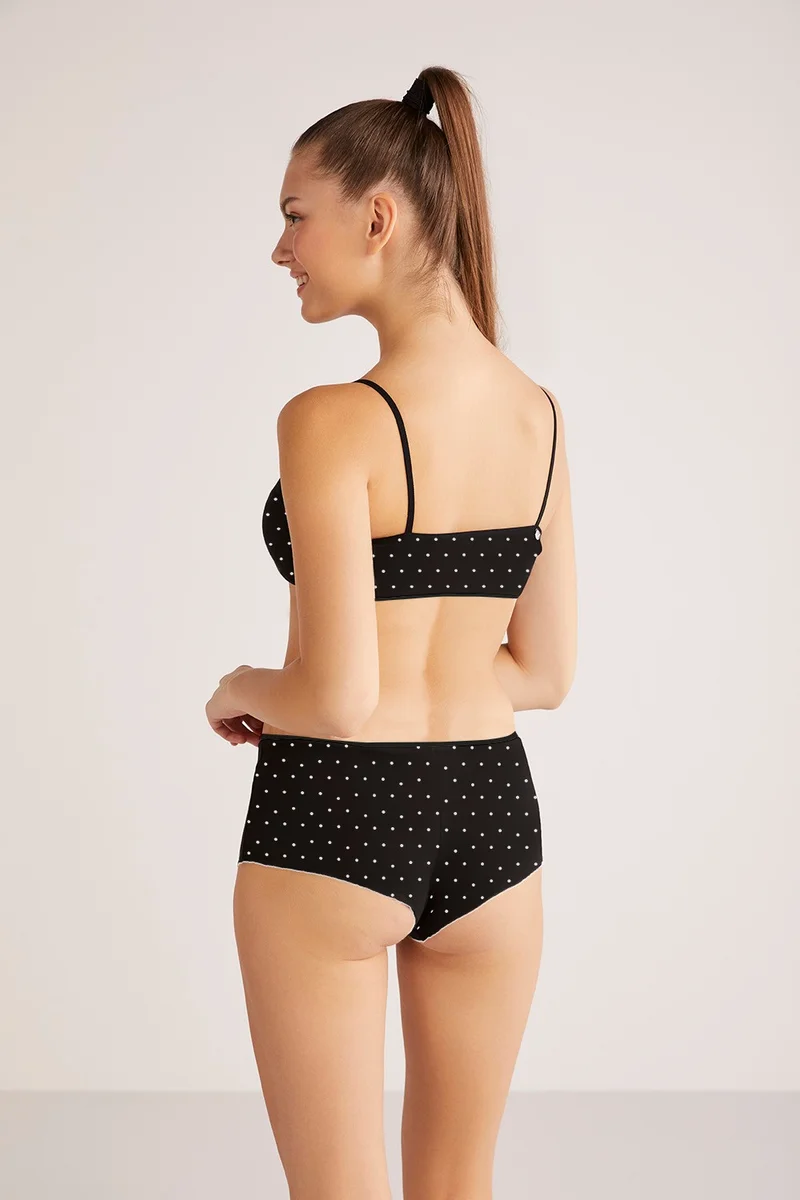 KOM Polka Polka Dot Women's Shorts Black