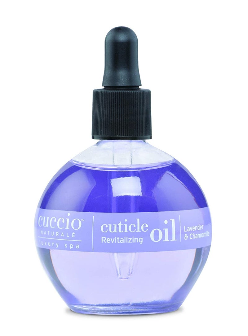 Cuccio Naturale Cuticle Revitalizing Oil - Lavender & Chamomile - Moisturizes, Strengthens Nails - 2.5 oz - Image 1