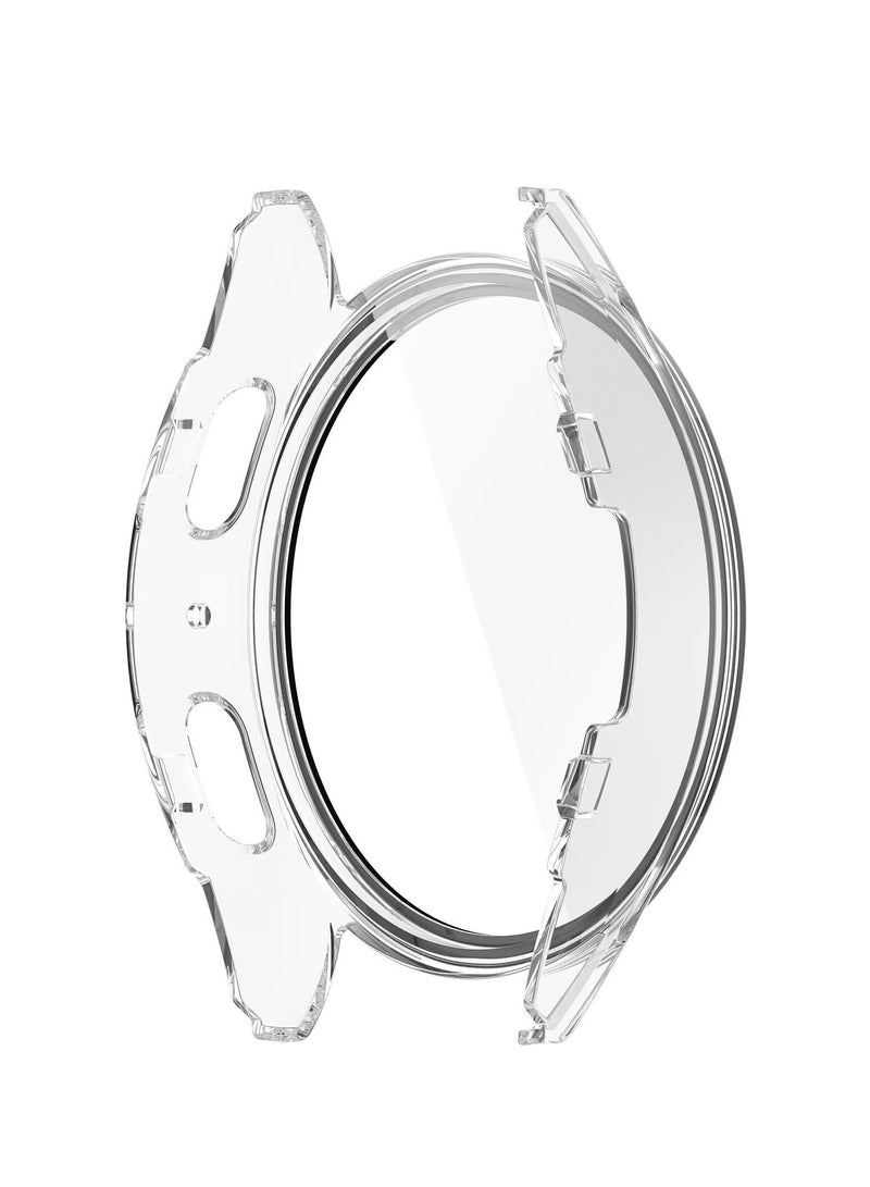 Case for Samsung Galaxy Watch 7 40mm Hard PC Case + Screen Protector Protective Cover Full Coverage Shockproof (Transparent) - Image 5