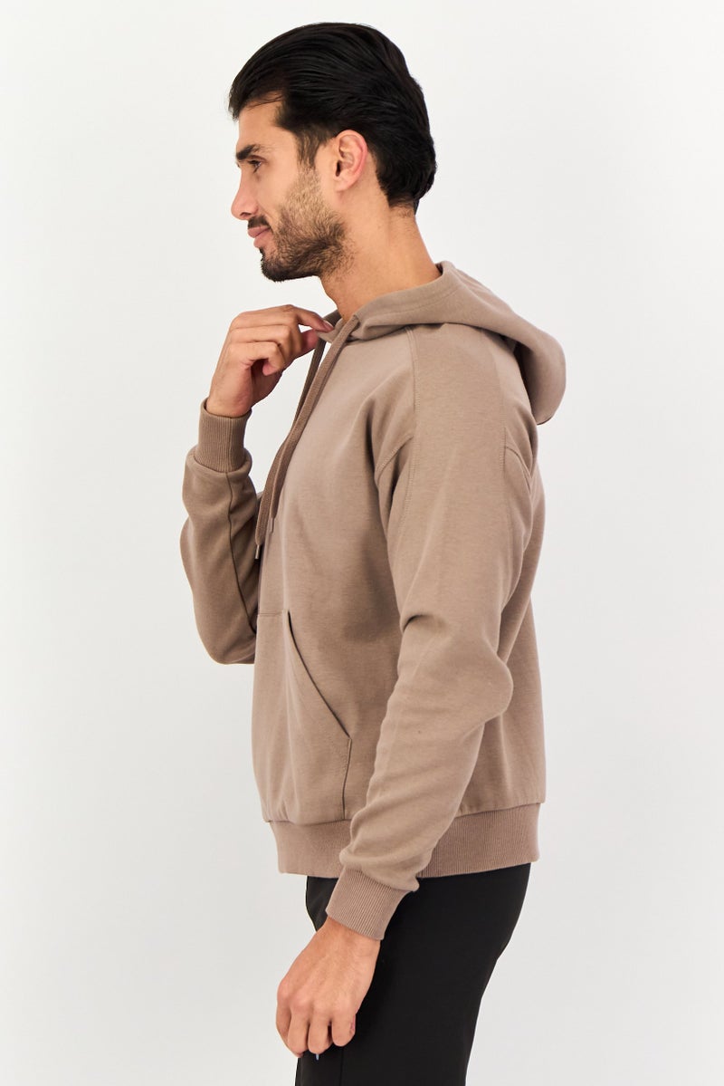 Reebok Men Sportswear Fit Long Sleeve Outdoor Hoodie, Grey - Image 4