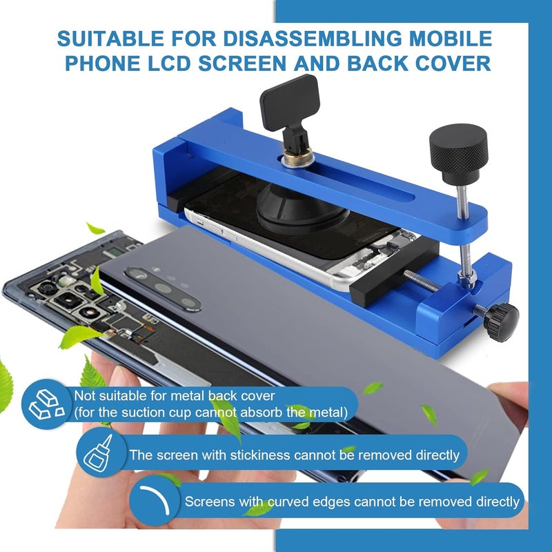 cheekyglo Phone Screen Separator Tool Machine with Suction Cup, Mobile Phone FreeHeating Screen Removal Tool Kit for LCD Phone Screen 6\u2d 6.4\u2d 7\u2d (Blue)Blue - Image 5