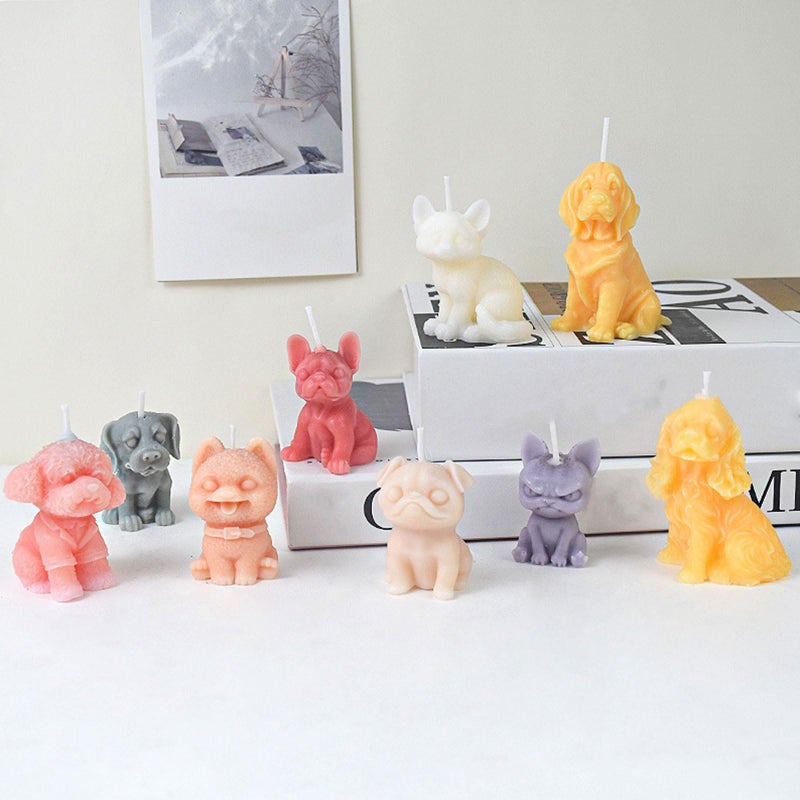 Labrador Dog Soap Mold Plaster Decoration Epoxy Resin Silicone Candy Making Mold - Image 5