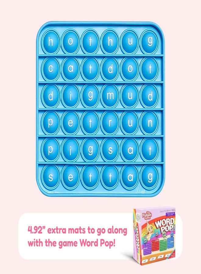 مجموعة Word Pop من 6 حصائر كلمات CVC للفصول الدراسية - موارد تعليمية لتعلم القراءة في أسابيع - ألعاب قراءة وصوتيات متعددة الحواس، مثالية لمرحلة ما قبل الروضة وحتى الصف الأول الابتدائي، من إنتاج The Fidget Game وABC - Image 5