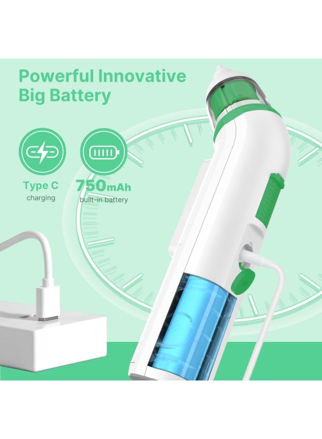 SYOSI 1PCS Automatic Nose Cleaner with Silicone Nose Tips  5 Levels of Suction  Soothing Function Rechargeable Portable - Image 3