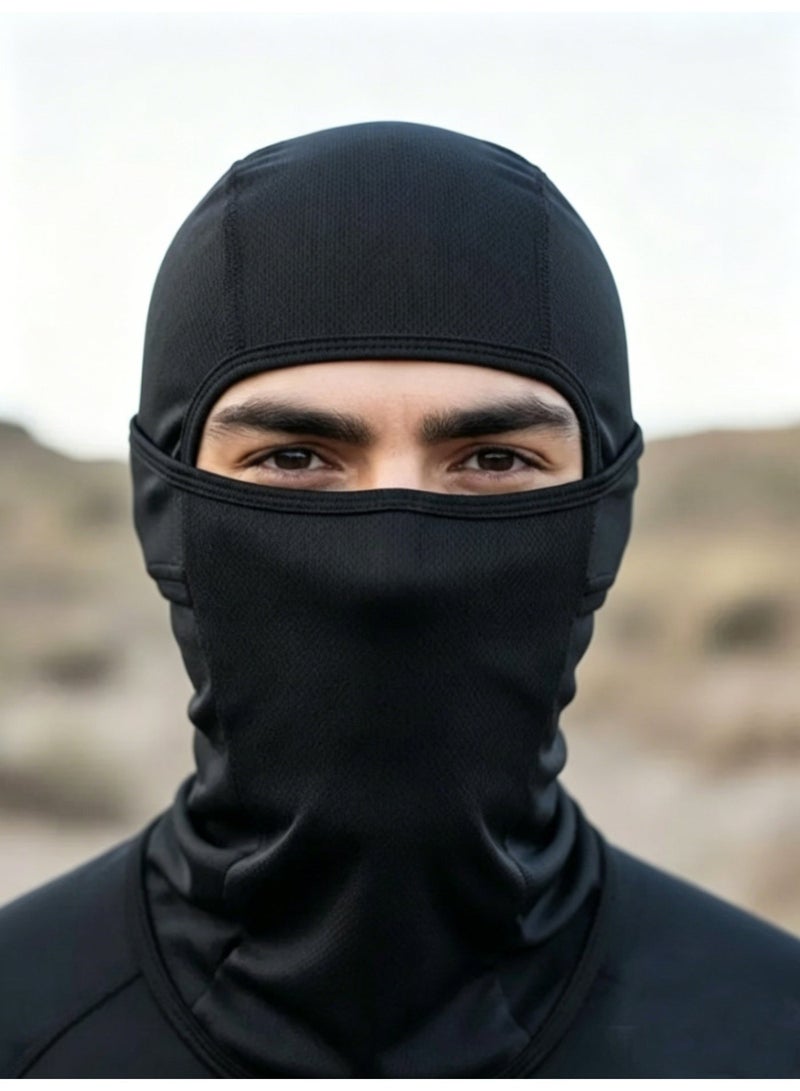 Breathable Full Face Mask for Skiing, Motorcycle, Running, and UV Protection – Lightweight & Durable - Image 1