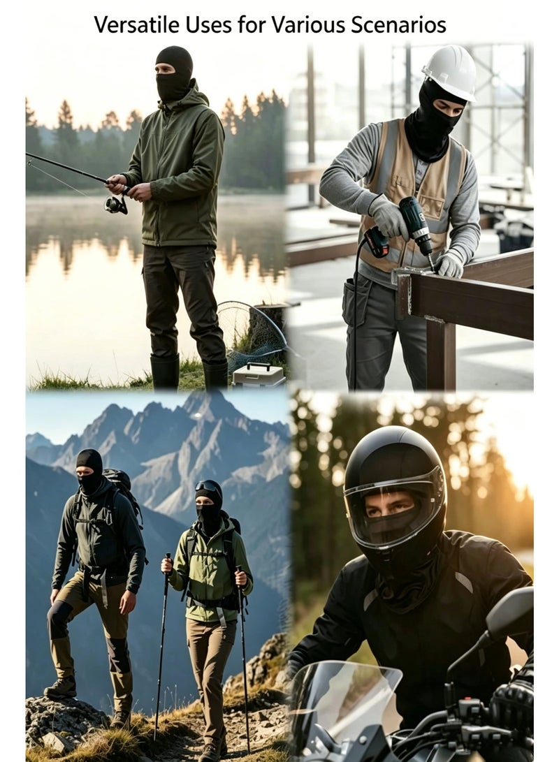 Breathable Full Face Mask for Skiing, Motorcycle, Running, and UV Protection – Lightweight & Durable - Image 2