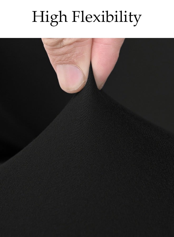Office Computer Game Chair Cover 1 Pair Armrest Covers Polyester Removable Ergonomic Elastic Armchair Protector Wear Resistant Stretch Elastic Covers for Desk Computer Chair Slipcover