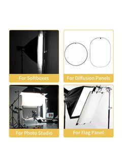 Selens 1 Yard x 67 Inch / 1M x 1.7M Diffusion Fabric, Nylon Silk White Seamless Light Modifier for Photography Lighting, Softbox and Light Tents  - Image 4