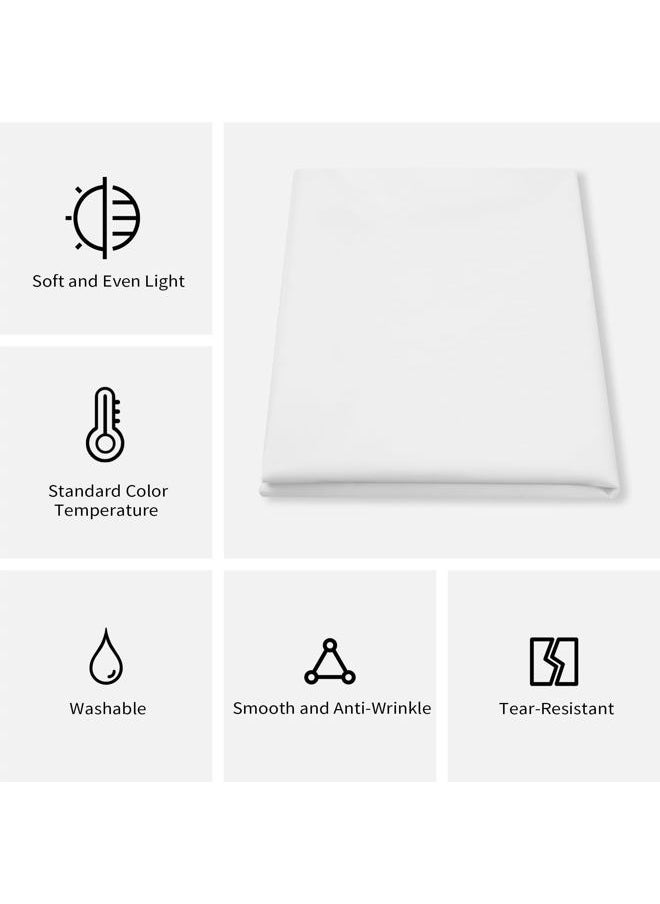 Selens - 1 Yard x 67 Inch / 1M x 1.7M Diffusion Fabric, Nylon Silk White Seamless Light Modifier for Photography Lighting, Softbox and Light Tents - Image 1