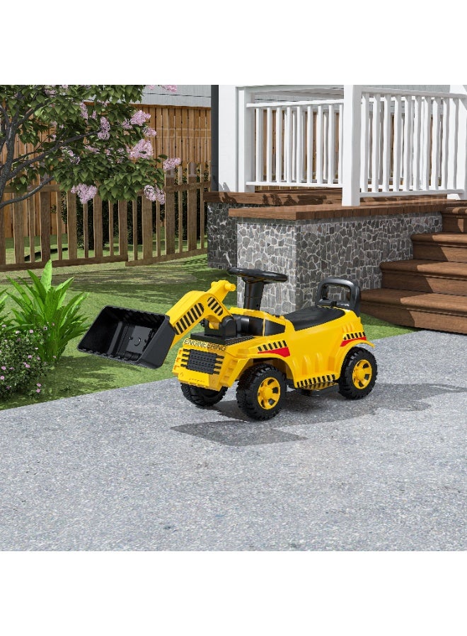 Zanaboni Electric Ride-On Car for Toddlers, Construction Bulldozer Toy Gift Kids 19-36 Months - Image 2