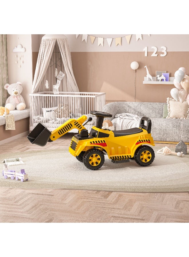 Zanaboni Electric Ride-On Car for Toddlers, Construction Bulldozer Toy Gift Kids 19-36 Months - Image 3