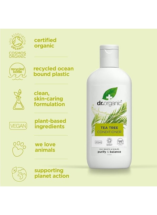 dr.organic Dr. Organic Tea Tree Conditioner, Purify & Balance - Image 5