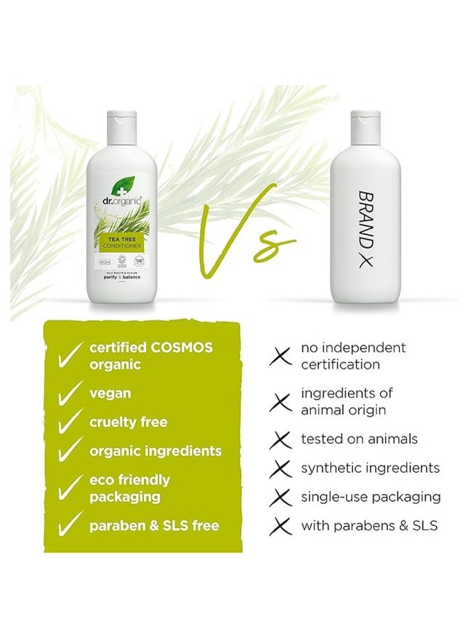 dr.organic Dr. Organic Tea Tree Conditioner, Purify & Balance - Image 4