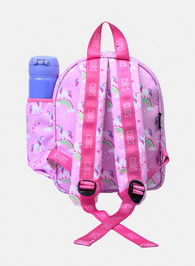 CUBS Nursery Pink Unicorn Letter P Lunch backpack - Image 4