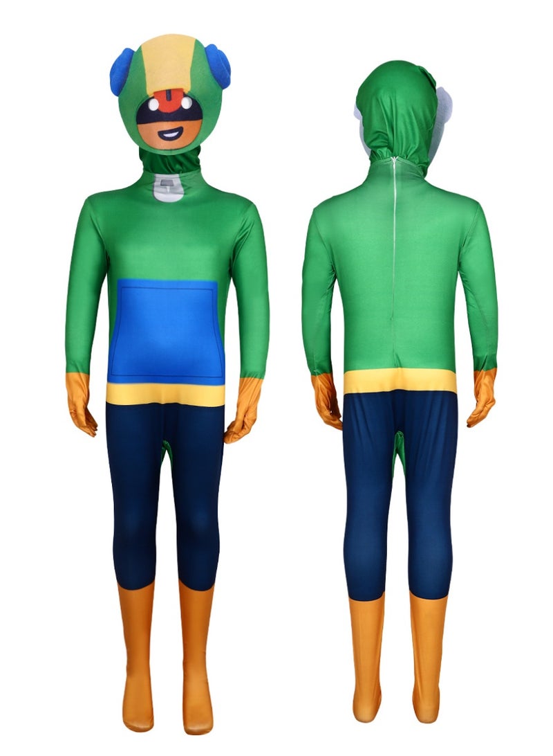 NIBEMINENT Halloween Brawl Stars role-playing costume one-piece tight-fitting outfit - Image 1