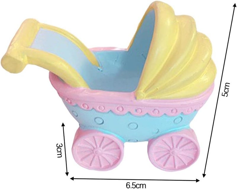 klarako Dollhouse Furniture, Kitchen Bathroom Bedroom Furniture for Dollhouse, Stroller - Image 3