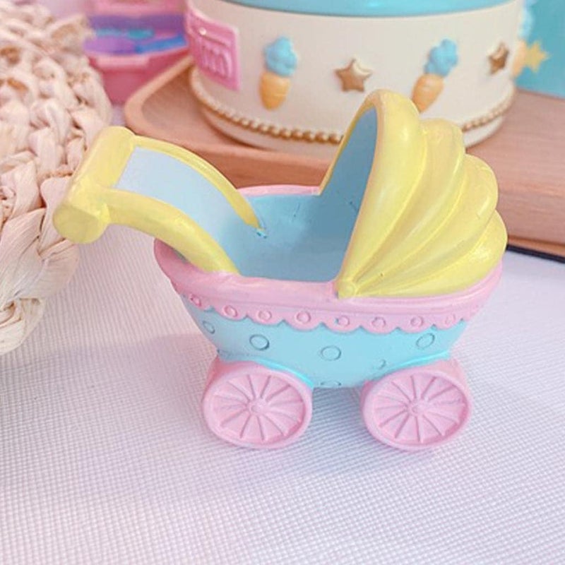 klarako Dollhouse Furniture, Kitchen Bathroom Bedroom Furniture for Dollhouse, Stroller - Image 5