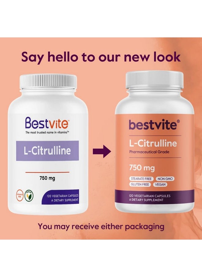 BESTVITE L-Citrulline 750mg لكل كبسولة (240 كبسولة نباتية) (120 × 2) - بدون ستيرات - بدون سيليكا - بدون مواد مالئة - غير معدلة وراثيًا - خالٍ من الجلوتين - نباتي - pzsku/Z64B1C6C40E78F51DF721Z/45/_/1739864347/b03c2604-bfd0-455c-b6f6-2404cf91c75b