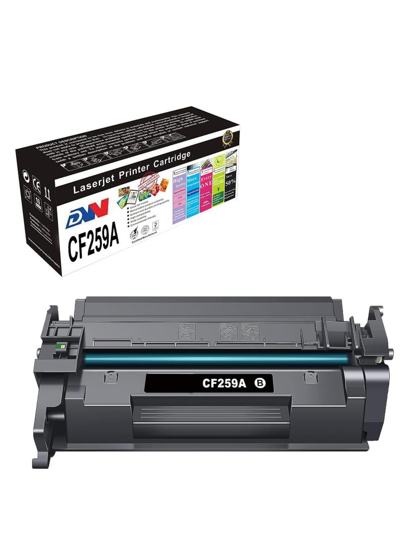 DW CF259A Compatible Toner Cartridge Replacement for HP 59A CF 259A Work for HP Laserjet Pro M404 M404n M404dn M404dw MFP M428 M428dw M428fdn M428fdw  - Image 1