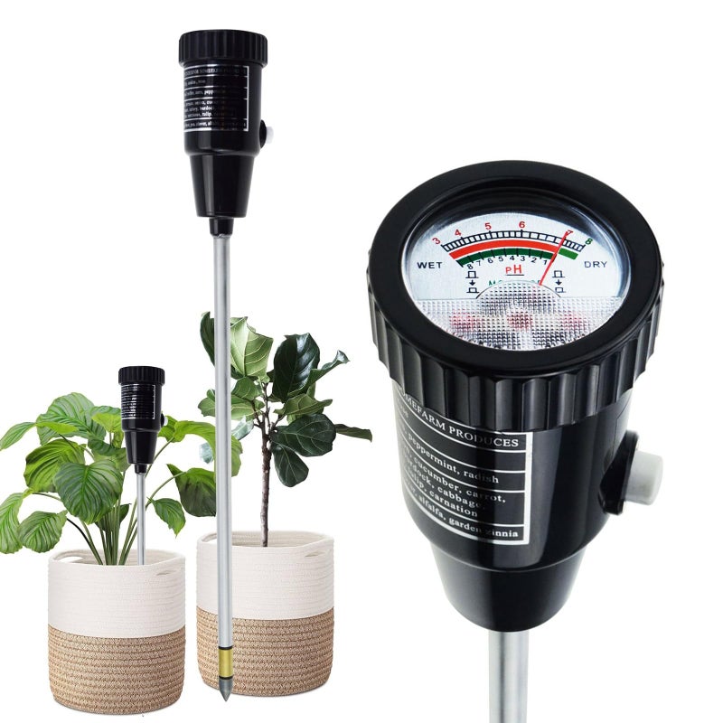 GAIN EXPRESS Soil PH Meter, Soil Moisture Sensor Meter, Soil PH Tester Gardening Tool Kits for Plant, Tree, Soil Tester for Moisture Great for Garden, Lawn, Farm, Indoor & Outdoor Use 295mm Long - Image 1
