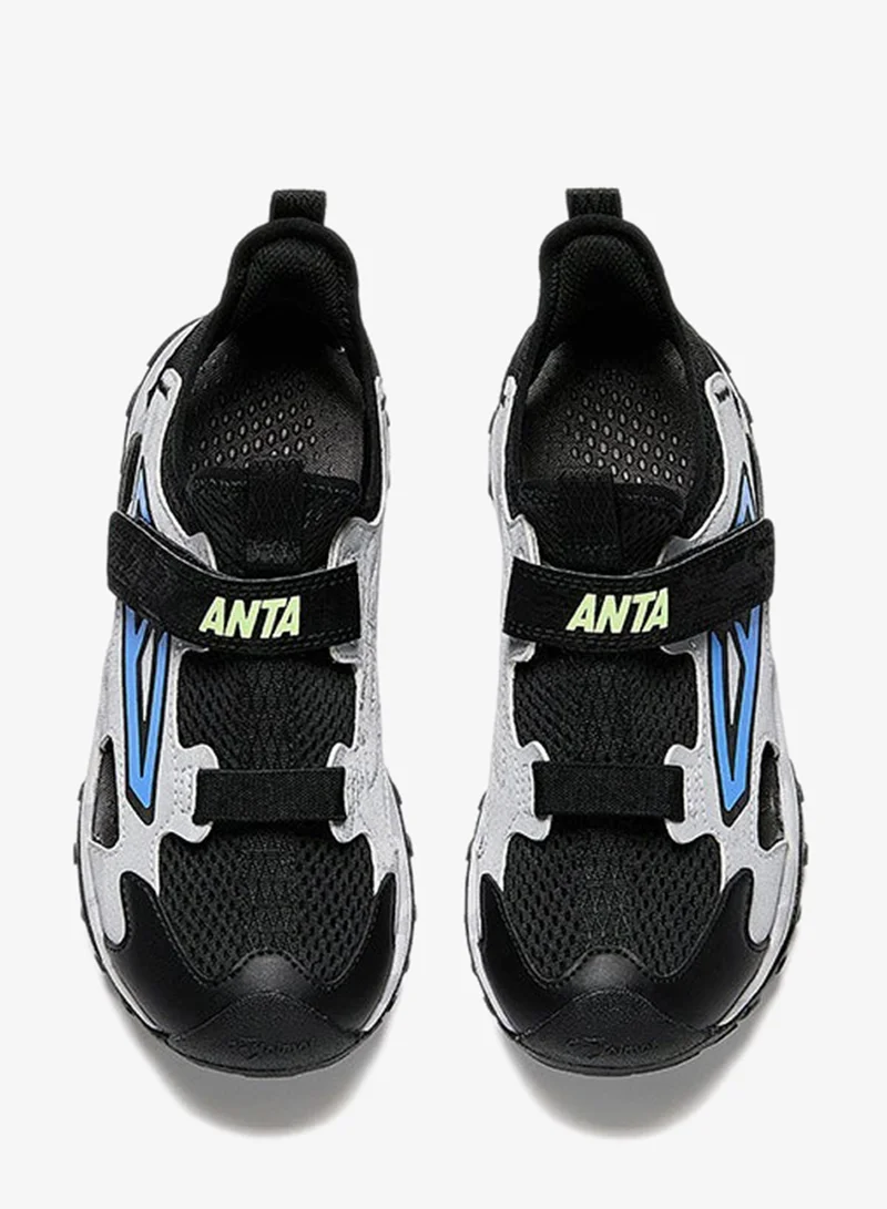 Anta Black/Silver Kids Summer Boys’ Aqua Sandals for Men | Best Price UAE