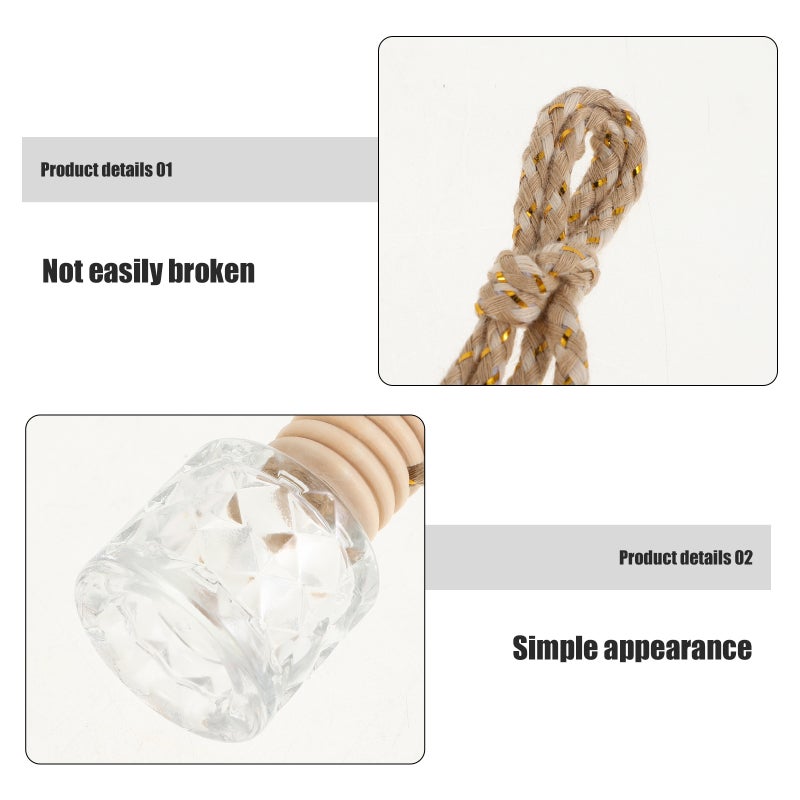 Car Perfume Bottles, Reusable Empty Diffusers for Auto and Room Fragrancing, Robust Build - Image 3