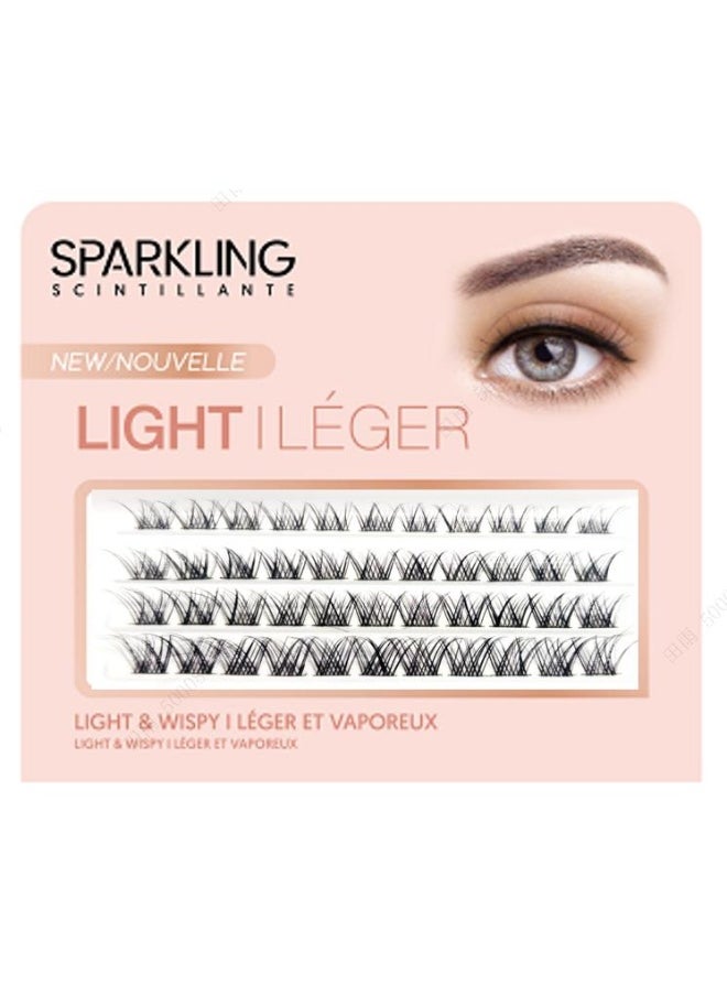 Miniso MINISO Sparkling Star Series Single Cluster False Eyelashes (44pcs, 02) – Enhance Your Look with Subtle Glamour 