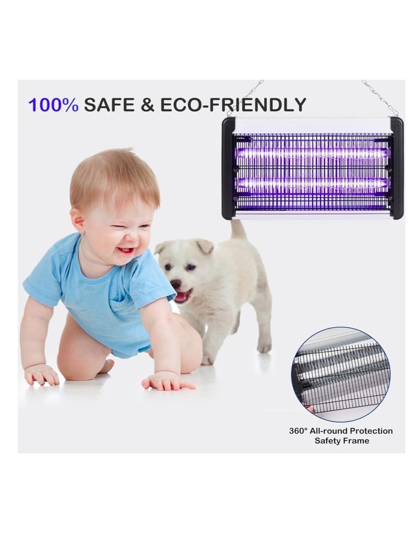 eBasket UV Mosquito and Fly Zapper Flying Insect Killer - Powerful Insect and Mosquito Killer for Home, Garden and Restaurant Use - Image 1