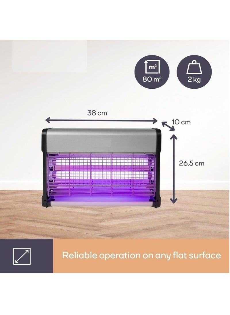 eBasket UV Mosquito and Fly Zapper Flying Insect Killer - Powerful Insect and Mosquito Killer for Home, Garden and Restaurant Use - Image 3