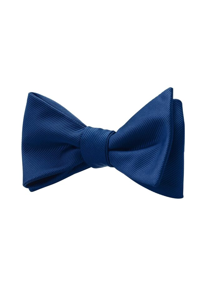 SHOP Mens Solid Bowtie Woven Self Tie Bow Ties Tuxedo & Wedding Bowties Color : BLUE, One Size - Image 3