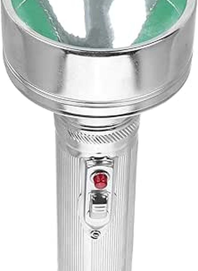 Vintage Metal Flashlight For Outdoor Dog Walking Home Emergency With 2 D Batteries - Image 1