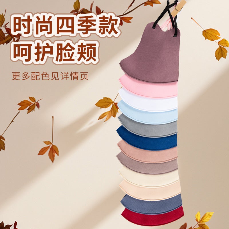 Masks For Men And Women, Dust-Proof, Sun-Proof, Water-Repellent, Breathable, Washable, Adjustable, Ice Silk Cotton Masks - Image 5