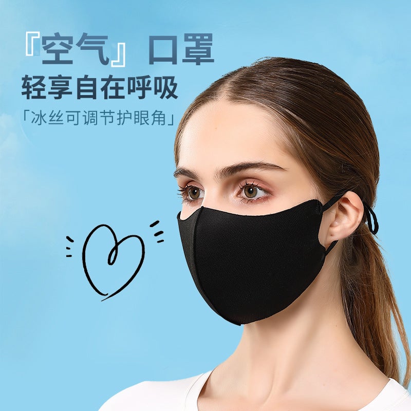 Masks For Men And Women, Dust-Proof, Sun-Proof, Water-Repellent, Breathable, Washable, Adjustable, Ice Silk Cotton Masks - Image 2