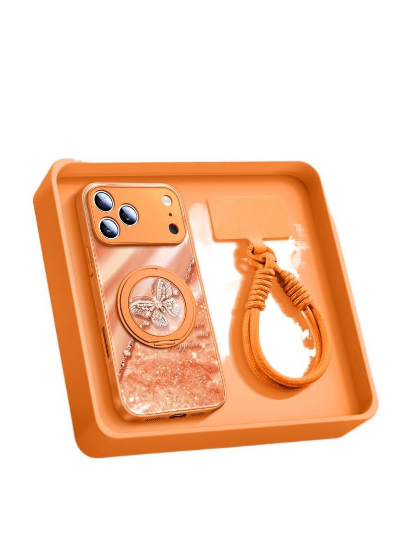 general iPhone 17 Pro Max Full-Coverage Magnetic Stand Case with Dual-Snap Lanyard Drop-Resistant MagSafe Compatible - Image 1