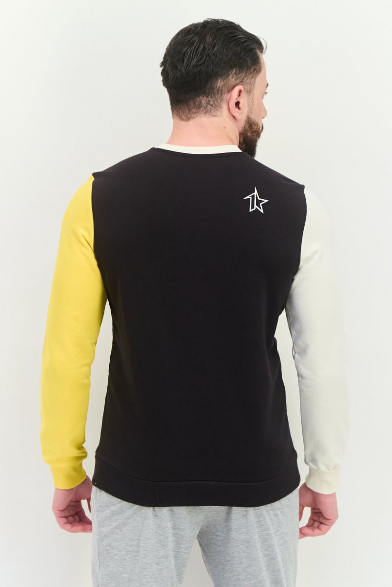 PUMA Men Regular Fit Long Sleeves Training Sweatshirt, Multicolor  - Image 2