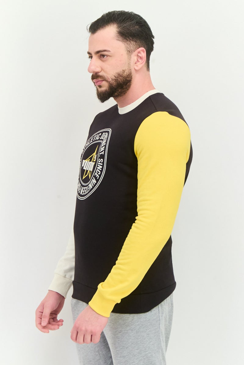 PUMA Men Regular Fit Long Sleeves Training Sweatshirt, Multicolor  - Image 4