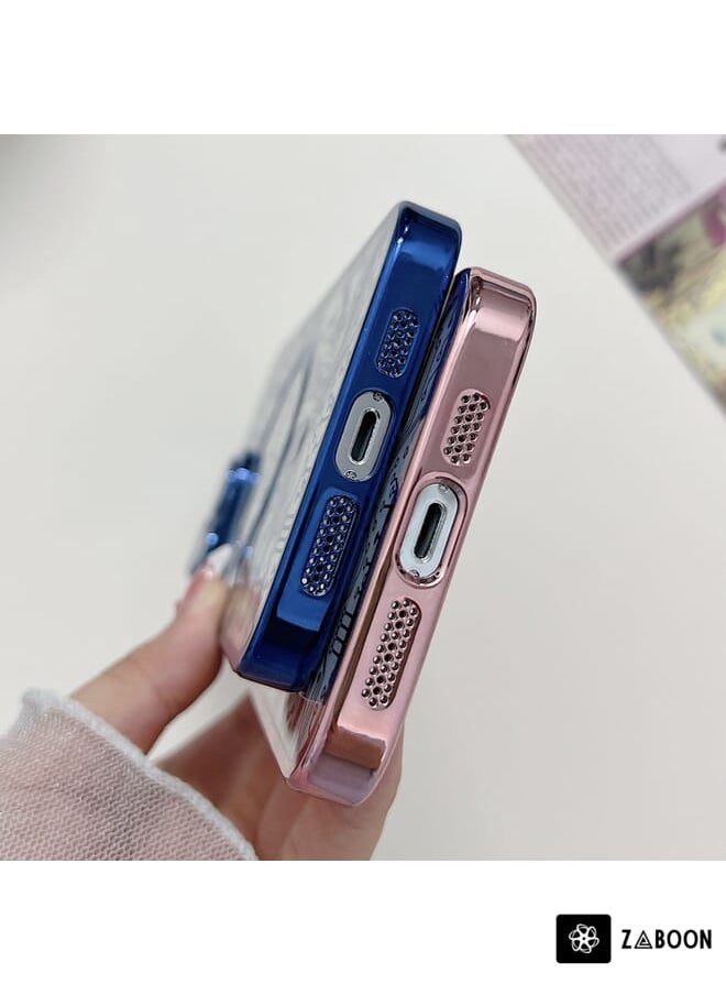Zaboon - Protective Case Cover For iPhone 14 Plus Electroplated Circuit Board Pattern MagSafe - Image 1